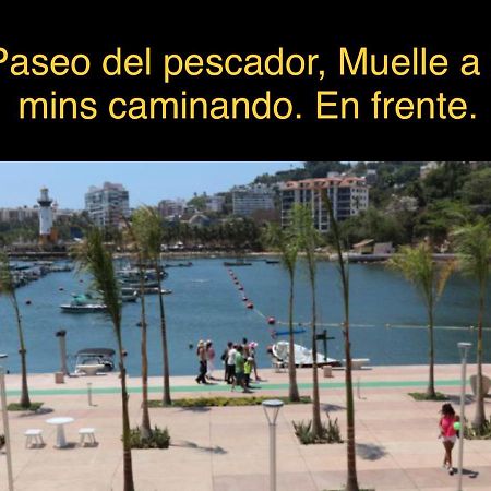 Appartamento Departamento Sobre Costera, 1Min La Quebrada, 3M Playas Y Yates Acapulco Esterno foto