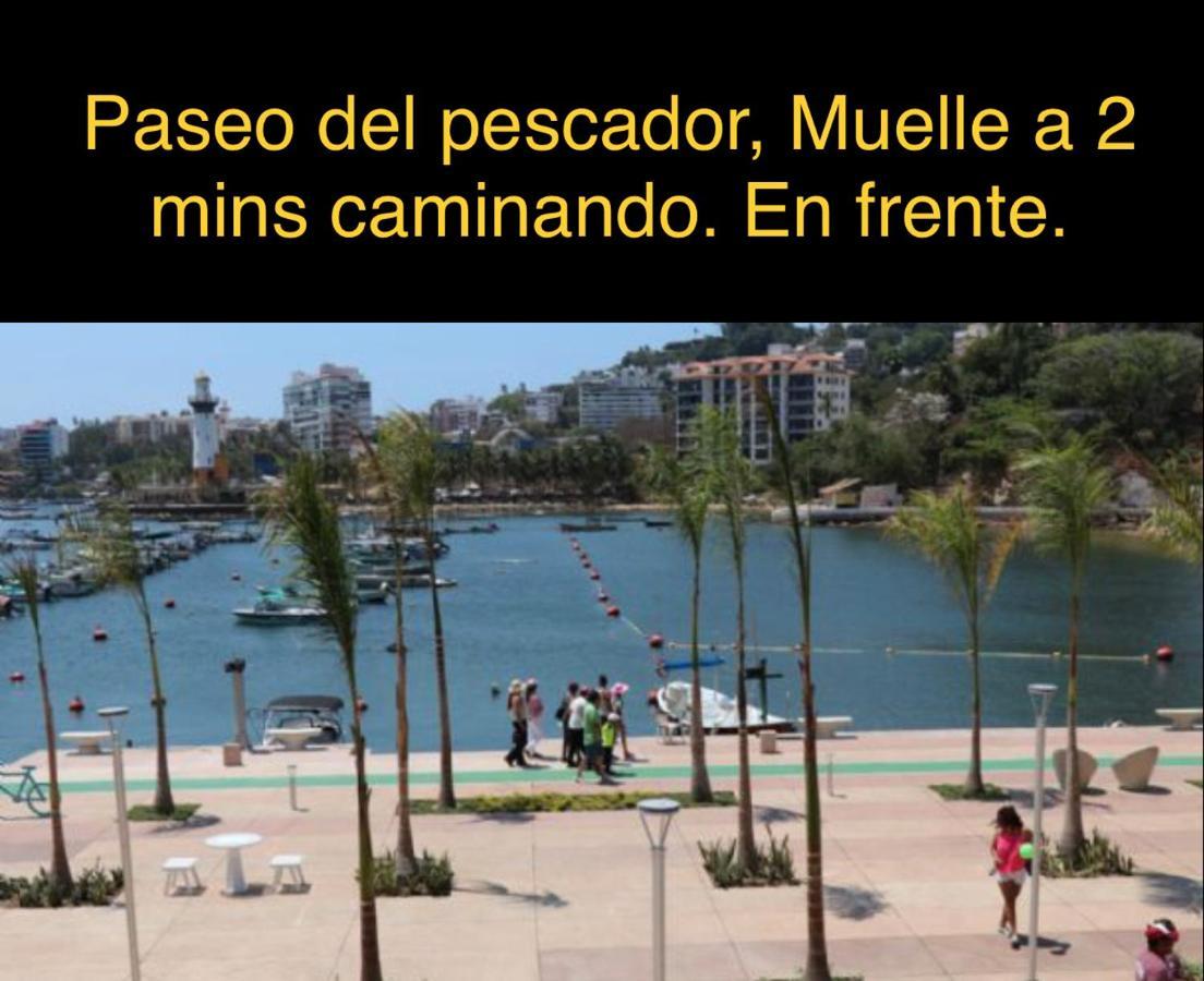 Appartamento Departamento Sobre Costera, 1Min La Quebrada, 3M Playas Y Yates Acapulco Esterno foto
